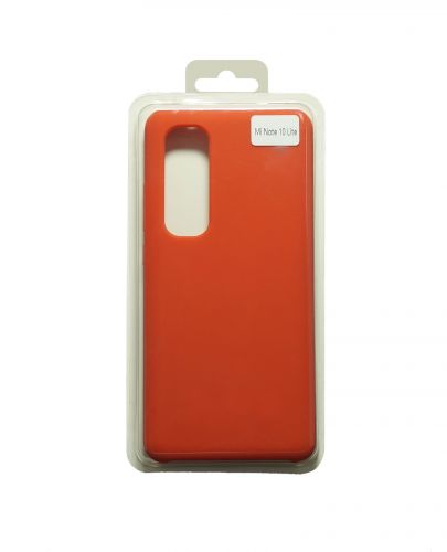 Чехол-накладка для XIAOMI Mi Note 10 Lite SILICONE CASE NL красный (1) оптом, в розницу Центр Компаньон