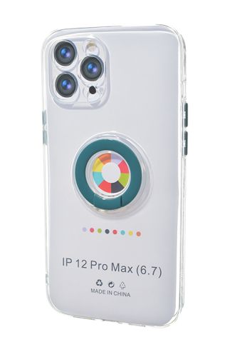Чехол-накладка для iPhone 12 Pro Max NEW RING TPU темно-зеленый оптом, в розницу Центр Компаньон фото 2