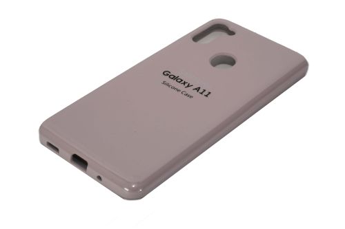 Чехол-накладка для Samsung A115 A11 SILICONE CASE закрытый светло-розовый (18) оптом, в розницу Центр Компаньон фото 2