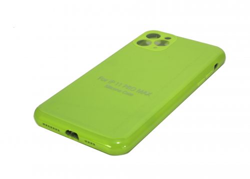 Чехол-накладка для iPhone 11 Pro Max VEGLAS SILICONE CASE Защита камеры лайм (60) - оптовая продажа фото 2 Чехол-накладка для iPhone 11 Pro Max VEGLAS SILICONE CASE Защита камеры лайм (60) - фото фото 2