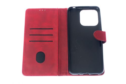 Чехол-книжка для XIAOMI Redmi 12C BUSINESS PLUS красный - оптовая продажа фото 3 Чехол-книжка для XIAOMI Redmi 12C BUSINESS PLUS красный - фото фото 3