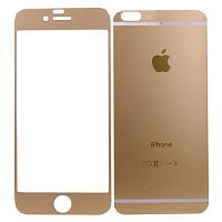 Купить Защитное стекло для iPhone 4/4S 2в1 МАТОВОЕ розовое золото оптом, в розницу в ОРЦ Компаньон