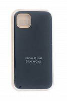 Чехол-накладка для iPhone 14 Plus VEGLAS SILICONE CASE закрытый (18) черный - фото