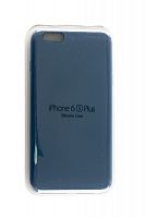 Купить Чехол-накладка для iPhone 6/6S Plus  SILICONE CASE закрытый темно-синий (8) оптом, в розницу в ОРЦ Компаньон