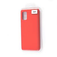 Купить Чехол-накладка для Samsung A415F A41 VEGLAS SILICONE CASE закрытый красный (1) оптом, в розницу в ОРЦ Компаньон