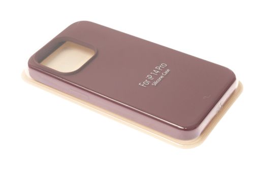Чехол-накладка для iPhone 14 Pro VEGLAS SILICONE CASE NL закрытый бордовый (52) оптом, в розницу Центр Компаньон фото 2