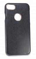 Купить Чехол-накладка для iPhone 7/8/SE AiMee КОЖА Золотые вставки черный оптом, в розницу в ОРЦ Компаньон