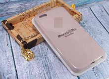 Чехол-накладка для iPhone 6/6S Plus  SILICONE CASE закрытый светло-розовый (19) - фото