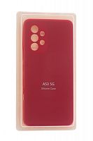 Купить Чехол-накладка для Samsung A535F A53 SILICONE CASE закрытый красный (1) оптом, в розницу в ОРЦ Компаньон