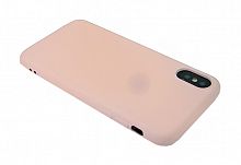 Купить Чехол-накладка для iPhone X/XS SOFT TOUCH TPU ЛОГО розовый  оптом, в розницу в ОРЦ Компаньон