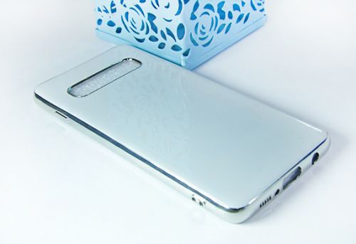 Чехол-накладка для Samsung G973 S10 ELECTROPLATED TPU+PET белый оптом, в розницу Центр Компаньон фото 3