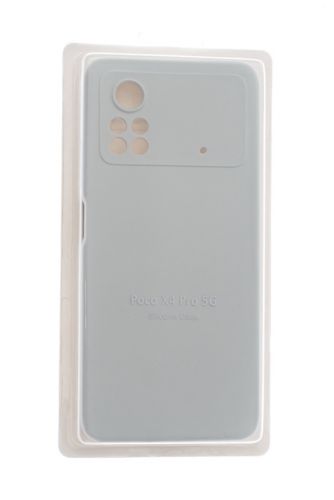 Чехол-накладка для XIAOMI Poco X4 Pro SILICONE CASE закрытый белый (9) - оптовая продажа Чехол-накладка для XIAOMI Poco X4 Pro SILICONE CASE закрытый белый (9) - фото