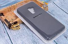 Купить Чехол-накладка для Samsung G965F S9 Plus SILICONE CASE закрытый темно-синий (8) оптом, в розницу в ОРЦ Компаньон