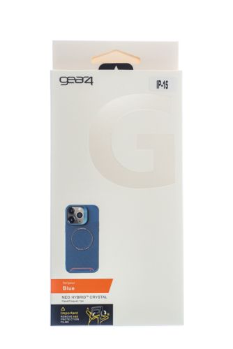 Чехол-накладка для iPhone 15 GEAR4 TPU поддержка MagSafe коробка синий оптом, в розницу Центр Компаньон фото 4