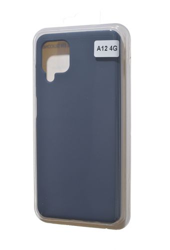 Чехол-накладка для Samsung A125F A12/M12 VEGLAS SILICONE CASE закрытый темно-синий (8) оптом, в розницу Центр Компаньон