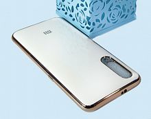 Чехол-накладка для XIAOMI Mi9 ELECTROPLATED TPU+PET белый  - фото