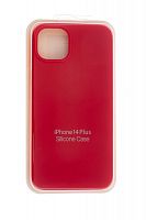 Купить Чехол-накладка для iPhone 14 Plus SILICONE CASE закрытый красный (14) оптом, в розницу в ОРЦ Компаньон