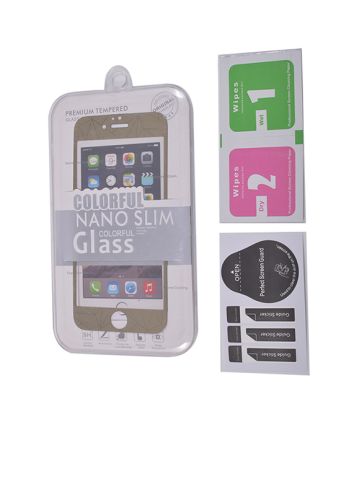 Защитное стекло для iPhone 6/6S 2в1 3D золото оптом, в розницу Центр Компаньон фото 3