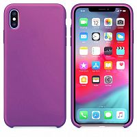 Купить Чехол-накладка для iPhone XS Max SILICONE CASE фиолетовый (45) оптом, в розницу в ОРЦ Компаньон