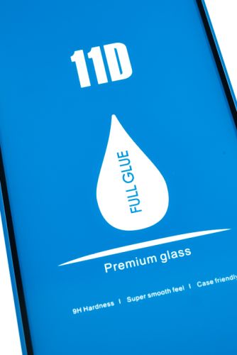 Защитное стекло для Samsung A226B A22S 11D FULL GLUE (синяя основа) пакет черный оптом, в розницу Центр Компаньон фото 2