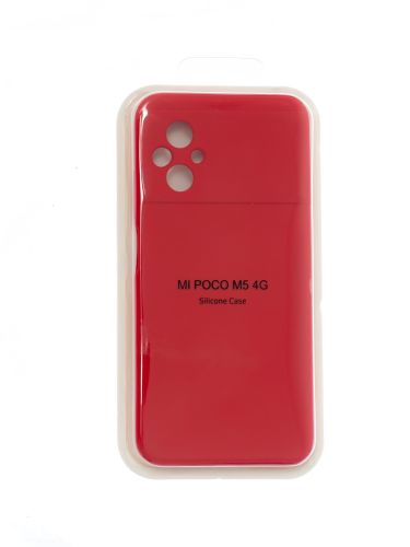 Чехол-накладка для XIAOMI Poco M5 VEGLAS SILICONE CASE закрытый красный (1) - оптовая продажа Чехол-накладка для XIAOMI Poco M5 VEGLAS SILICONE CASE закрытый красный (1) - фото