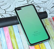 Купить Чехол-накладка для iPhone 7/8 Plus GRADIENT TPU+Glass зеленый  оптом, в розницу в ОРЦ Компаньон
