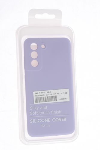 Чехол-накладка для Samsung G9900F S21 FE SILICONE CASE NL OP закрытый сиреневый (13) оптом, в розницу Центр Компаньон фото 4
