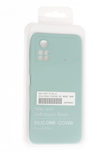 Чехол-накладка для XIAOMI Poco X4 Pro SILICONE CASE NL OP закрытый бирюзовый (2) - фото фото 4