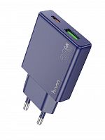 СЗУ Type-C HOCO N45 3A PD30W QC3.0 кабель Type-C синий - фото