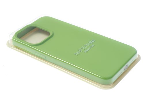 Чехол-накладка для iPhone 15 Pro Max SILICONE CASE закрытый оливковый (1) оптом, в розницу Центр Компаньон фото 2