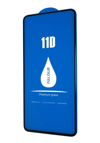 Защитное стекло для XIAOMI Redmi Note 9S 11D FULL GLUE VEGLAS BLUE коробка черный оптом, в розницу Центр Компаньон