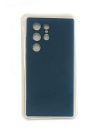Чехол-накладка для Samsung S918B S23 Ultra VEGLAS SILICONE CASE закрытый темно-синий (8) - фото