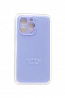 Чехол-накладка для iPhone 13 Pro VEGLAS SILICONE CASE Защита камеры сиреневый (41) - фото