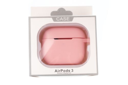 Чехол для наушников Airpods 3 Silicone розовый оптом, в розницу Центр Компаньон фото 4