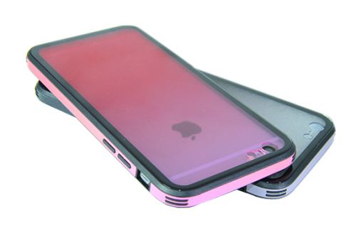 Чехол-накладка для iPhone 7/8/SE GRADIENT TPU+Glass розовый оптом, в розницу Центр Компаньон
