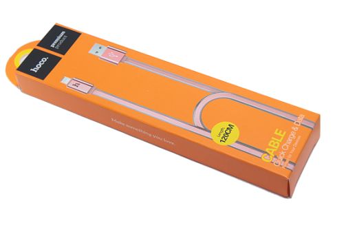 Кабель USB Lightning 8Pin HOCO UPL12 Smart Light розовое золото оптом, в розницу Центр Компаньон фото 2