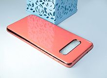 Купить Чехол-накладка для Samsung G973 S10 ELECTROPLATED TPU+PET коралловый оптом, в розницу в ОРЦ Компаньон