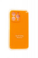 Чехол-накладка для iPhone 13 Pro VEGLAS SILICONE CASE Защита камеры абрикосовый (66) - фото
