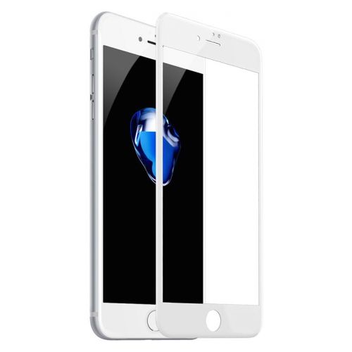 Защитное стекло для iPhone 7/8 Plus FULL GLUE пакет белый оптом, в розницу Центр Компаньон