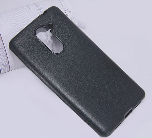 Чехол-накладка для HUAWEI Honor 6X FASHION LITCHI TPU черный - фото