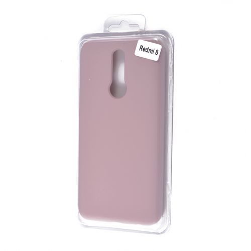 Чехол-накладка для XIAOMI Redmi 8 VEGLAS SILICONE CASE закрытый светло-розовый (18) оптом, в розницу Центр Компаньон