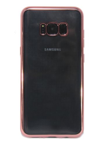 Чехол-накладка для Samsung G955F S8 Plus РАМКА TPU розовое золото оптом, в розницу Центр Компаньон фото 3