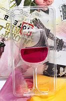 Купить Чехол-накладка для XIAOMI Redmi 3 БОКАЛ TPU розовый оптом, в розницу в ОРЦ Компаньон