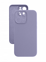 Чехол-накладка для iPhone 14 Pro Max VEGLAS SILICONE CASE Защита камеры сиреневый (41) - фото