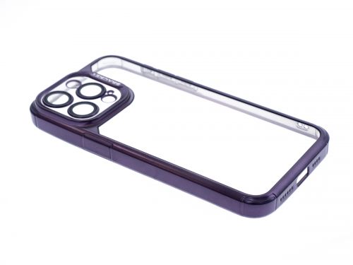 Чехол-накладка для iPhone 15 Pro Max VEGLAS Bracket Lens фиолетовый оптом, в розницу Центр Компаньон фото 2
