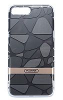 Купить Чехол-накладка для iPhone 7/8 Plus PLATINA TPU+PC Фигуры черный оптом, в розницу в ОРЦ Компаньон