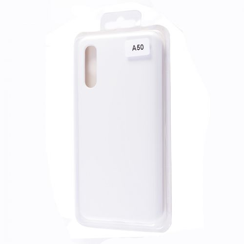 Чехол-накладка для Samsung A505F A50 VEGLAS SILICONE CASE закрытый белый (9) оптом, в розницу Центр Компаньон