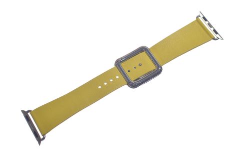 Ремешок для Apple Watch Square buckle 38/40/41mm желтый оптом, в розницу Центр Компаньон фото 2
