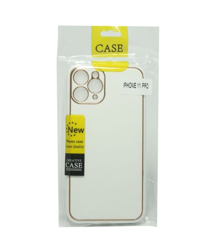 Чехол-накладка для iPhone 11 Pro PC+PU LEATHER CASE белый оптом, в розницу Центр Компаньон фото 2