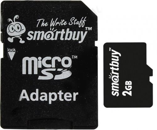Карта памяти MicroSD 2 Gb Smart Buy адаптер - оптовая продажа Карта памяти MicroSD 2 Gb Smart Buy адаптер - фото